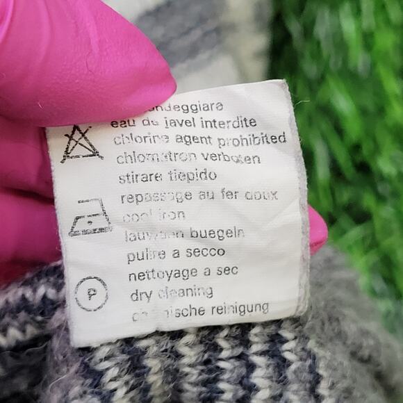 Vintage Pronto-Uono Sweater Womens XL 23x23 Diamond Argyle - Picture 9 of 11